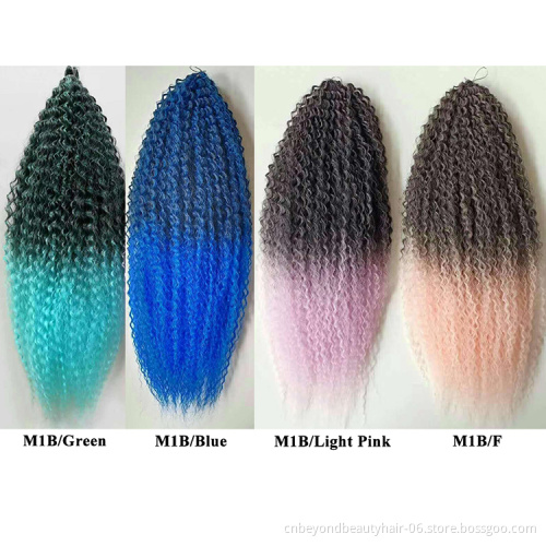 Freetress Synthetic Water Wave Nature Color Hair Extensions Bulk Crochet Latch Hook Braiding Hair